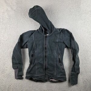 Volante Design Kestrel Hooded Canvas Jacket Womens Size 3 Gray Made In USA